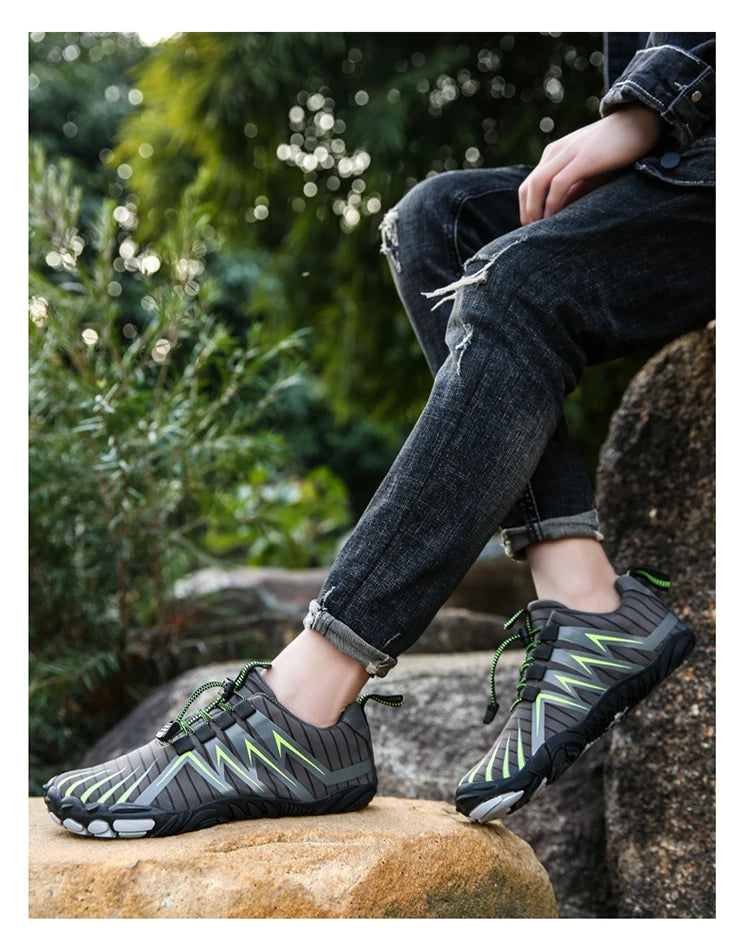 Men's Cross-Trainer | Barefoot & Minimalist Shoe | Zero Drop Sole | Wide Toe Box Aqua Shoes Five-Finger Swimming Shoes