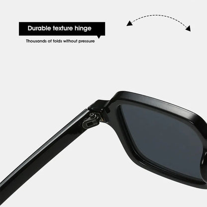 Ochelari de soare Fashion Square pentru femei, model nou retro cu nituri decorative; ochelari de soare pentru bărbați, model leopard albastru, cu lentile degradate, protecție UV400