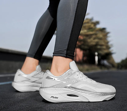 Running Shoes Carbon Plate Specialty Marathon Men's Sports Breathable Lightweight Women's Comfortable Athletic Non-slip Sneakers