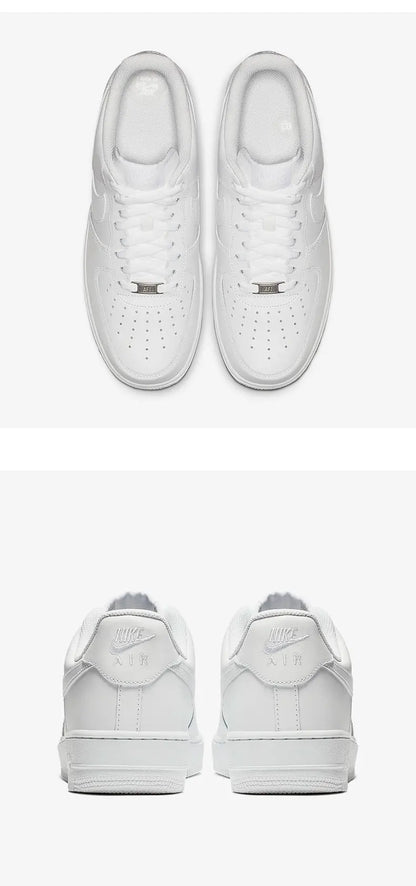 Nike Official Authentic AIR FORCE 1 Men's Casual Wear resistant Fashion Board Shoes CW2288-111