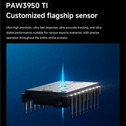 MCHOSE A7 V2 Ultra / Pro lätt trådlös gamingmus Dual 8000Hz PAW3950 TI 42000DPI för PC och e-sportspelare