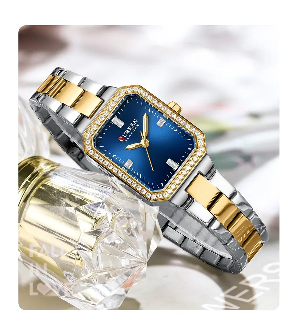 CURREN Elegant Quartz Ladies Wristwatch Top Brand Original Watch For Women Luxury Waterproof Luminous Watches