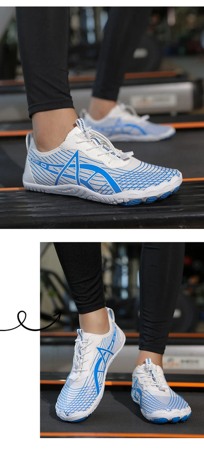 Aqua Shoes Herr Vattenskor Barfota strandskor Unisex Snabbtorkande utomhusskor Träningsskor Gymskor Sneakers Storlek 35–46