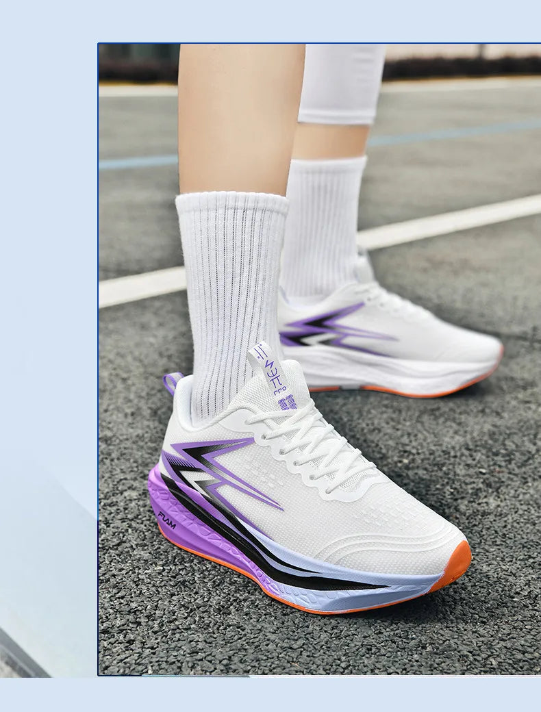Running Shoes Carbon Plate Specialty Marathon Men's Sports Breathable Lightweight Women's Comfortable Athletic Non-slip Sneakers