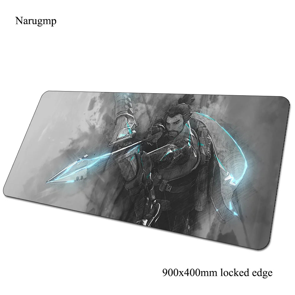 Podkładka pod mysz Overwatch, mata na biurko 900x400x3mm, duża gamingowa podkładka pod mysz i klawiaturę, prezent dla gracza PC na urodziny