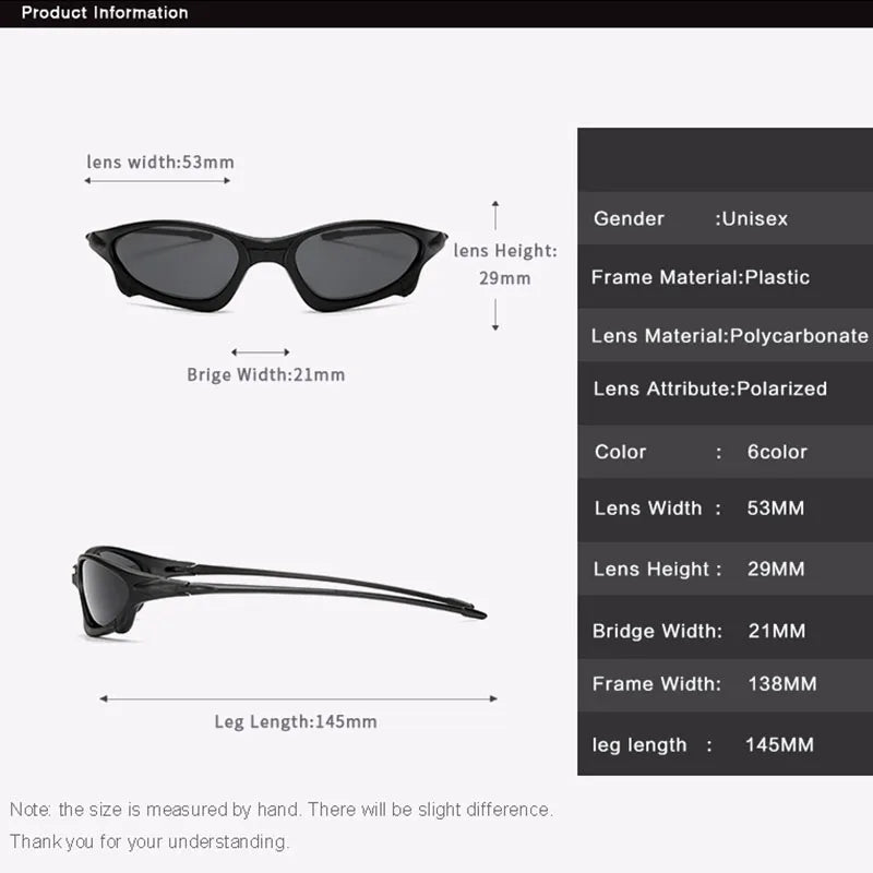 Ochelari de soare polarizați pentru bărbați, pentru ciclism, sporturi în aer liber, pescuit, alergare, ochelari de soare UV400