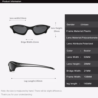 Ochelari de soare polarizați pentru bărbați, pentru ciclism, sporturi în aer liber, pescuit, alergare, ochelari de soare UV400