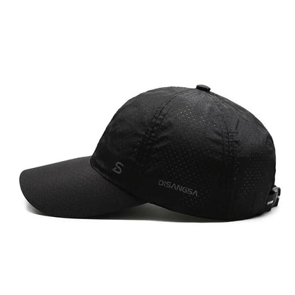 Spring Summer Outdoor Running Cap Unisex Thin Quick Drying Breathable Baseball Cap Soft Top Strapback Golf Cap for Men and Women