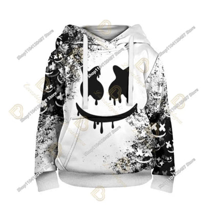 Sweatshirt med Fortnite-tryck för barn 2-14Y, huvtröja för pojkar och flickor, Harajuku-modejacka, barnkläder för spel och cosplaykostym