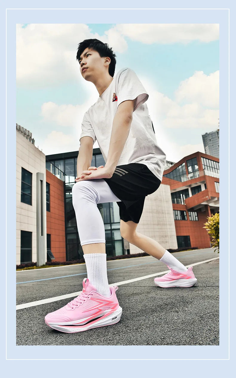 Running Shoes Carbon Plate Specialty Marathon Men's Sports Breathable Lightweight Women's Comfortable Athletic Non-slip Sneakers