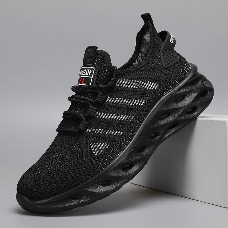Unisex sneakers voor heren en dames, comfortabele ademende sportschoenen voor koppels, hardloop-, tennis- en wandelsneakers, maat 37-47, geel