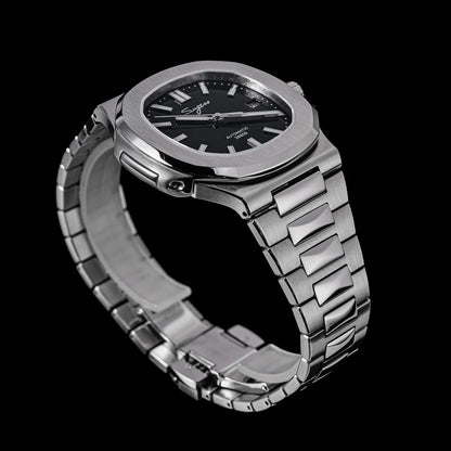 Orologio da uomo Sugess automatico meccanico, movimento Miyota 9015, quadrante MOP, luminoso, impermeabile 5bar, bracciale di lusso S466