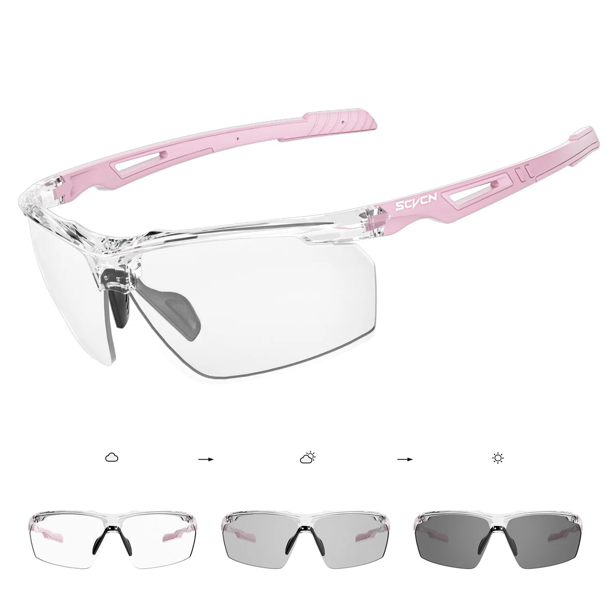 Ochelari de ciclism polarizați SCVCN, ochelari de soare pentru alergare, protecție UV, ochelari pentru ciclism sportiv, MTB, bicicletă de șosea, ochelari pentru femei, ochelari de protecție pentru ciclism