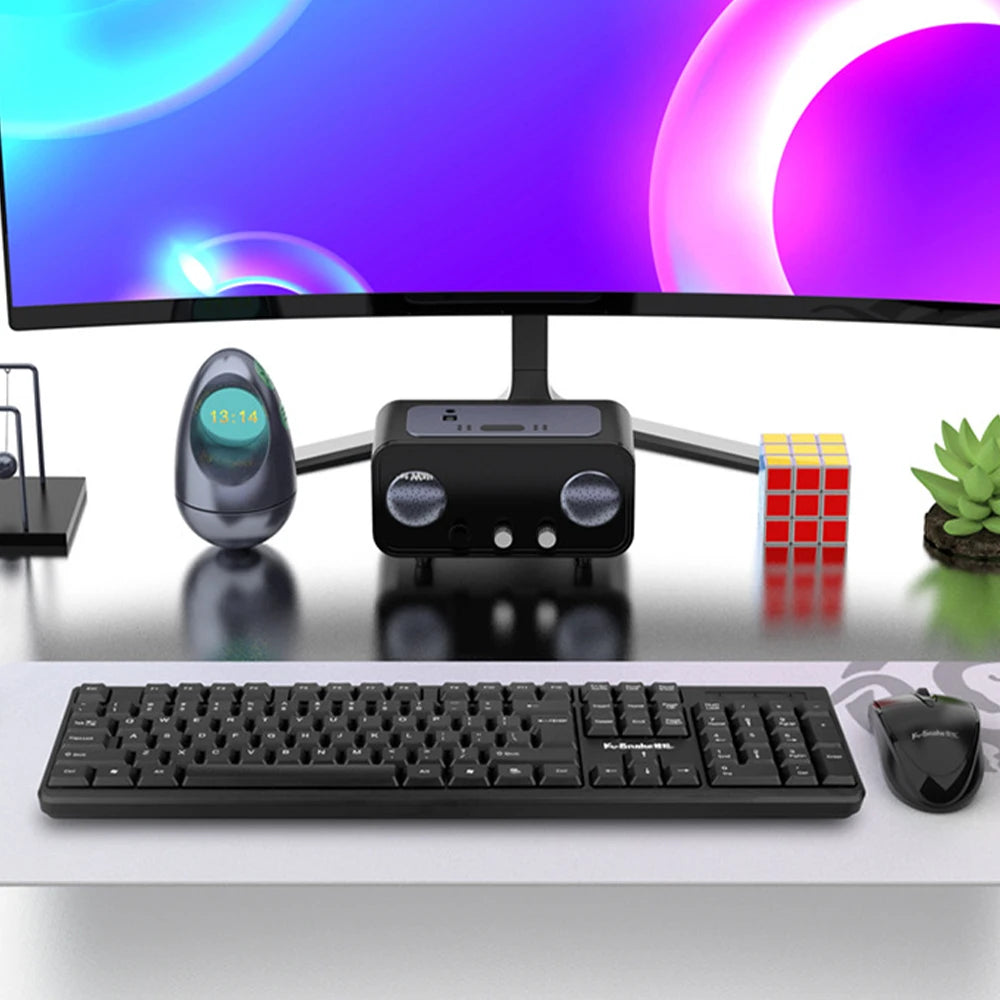 NEW USB Wireed Keyboard For PC Computer Notebook Computer Keyboard with Optical Wired Mouse for Windows Mac OS Desktop Laptop PC