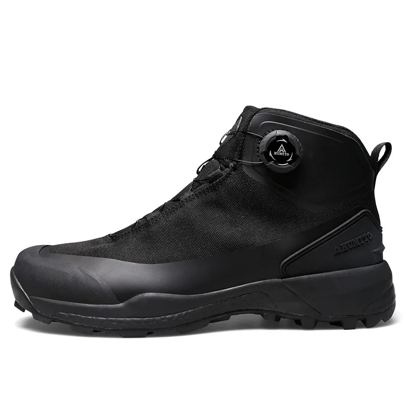 HUMTTO Hiking Shoes Men's Winter High-Top Warm Non-slip Hunting Shoes Women Outdoor Sports Cushioning Snow Boots Tactical Boots