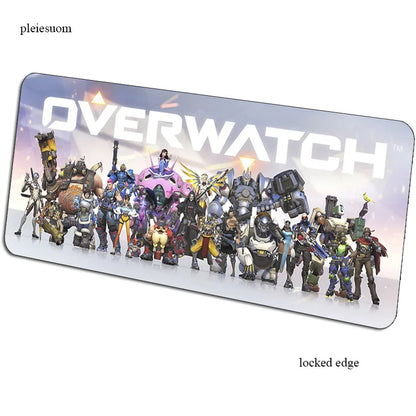 Tappetino mouse gaming Overwatch con stampa HD, 900x400x3mm, tappetino gamer per scrivania computer, mousemat PC economico per notebook