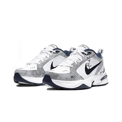Custom Sneakers Nike Air Monarch 4 "Misty Night Blue Star" Classic Retro Men's Running Shoes