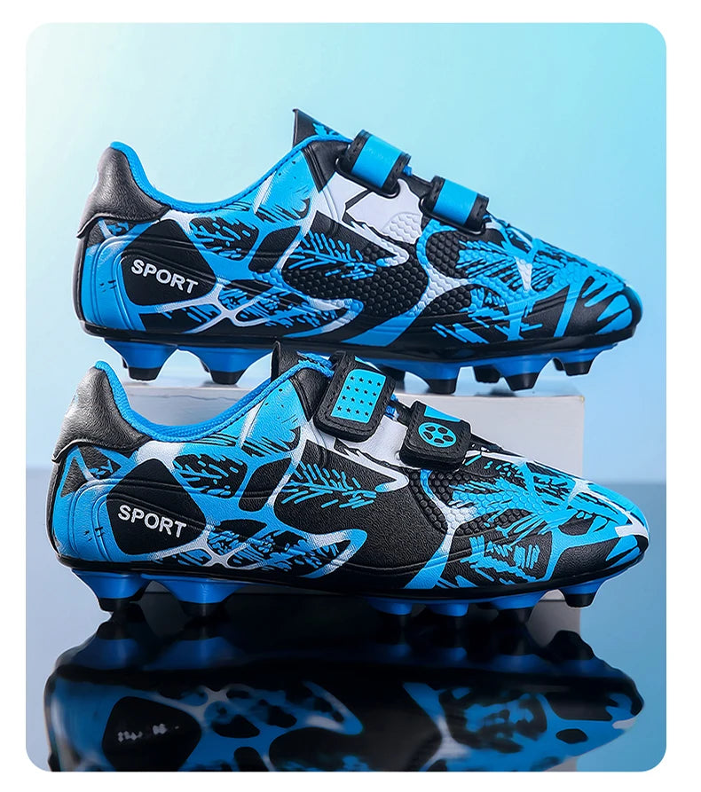Soccer Cleats for Men and Women Breathable Lightweight Anti-Slip Firm Ground for Outdoor Football Training Match Sports