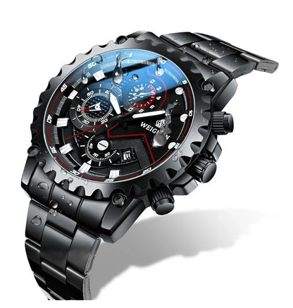 Black Samurai Watch Men's Waterproof Luminous Watch Personalized Fashion Business Luxury Wearable Watch
