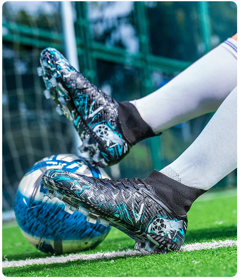 New Men's Professional Soccer Shoes Non-slip Football Boots Unisex Breathable Futsal Sports New Cleats Drop Shipping Ultralight