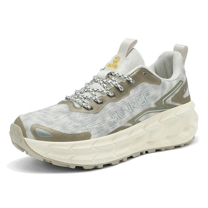 Unisex Running Shoes, Mesh Breathable Anti-Slip Lightweight Casual Sports Sneakers, Grip Comfortable Outdoor Trainer Footwear