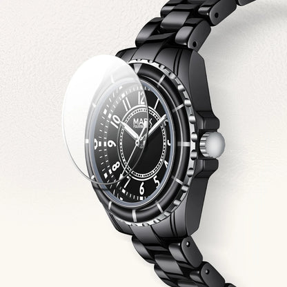 Fashion Brand Mark Fairwhale Women's Watches Luxury ceramics Waterproof Small And Luxurious Quartz Women Wristwatches