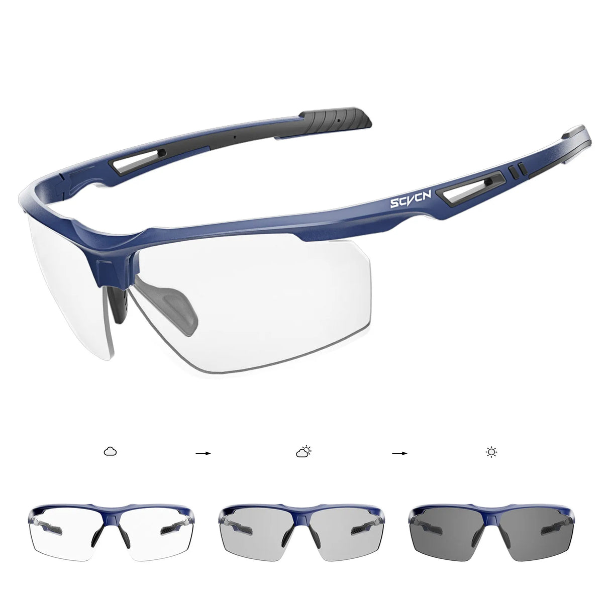Ochelari de ciclism polarizați SCVCN, ochelari de soare pentru alergare, protecție UV, ochelari pentru ciclism sportiv, MTB, bicicletă de șosea, ochelari pentru femei, ochelari de protecție pentru ciclism