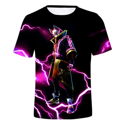 T-shirt Banana Peely da donna, bambini, F-Fortnite, maglietta da uomo con stampa 3D, Battle Royale Game, top estivi, regali di compleanno
