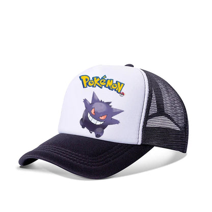 New Anime Pokemon Pikachu Baseball Caps Kid's Summer Mesh Hats Charmander Venusaur Mewtwo Hip Hop Hat Sports Snapback Cap Toys