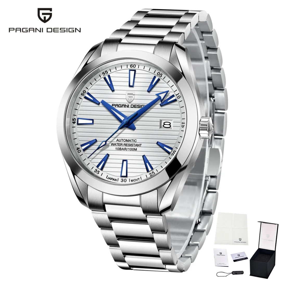 PAGANI DESIGN Luxury Business 40MM Men's Mechanical Watch Top Luxury Sapphire Glass Men's Automatic Watch 100M Waterproof