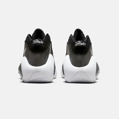 Nike Casual Men's Shoes Air Zoom Flight95 Basketball Shoes Black & White Big Eyes DM0523-001