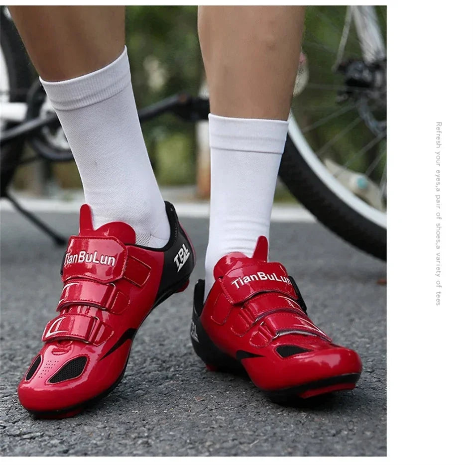 Unisex Cycling Sneakers Road Women Cycling Shoes Nonslip Men Mountain Bike Shoes Racing SPD Outdoor Zapatillas Ciclismo Mtb