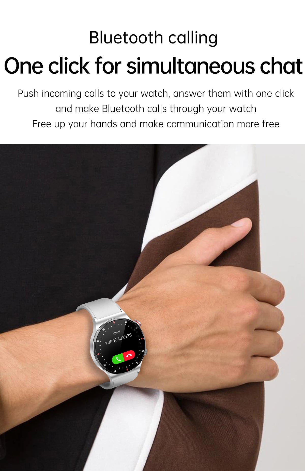 Luxury QW33 Smart Watches Men NFC Wireless Call Fitness Waterproof Sports Wrist Intelligent Smartwatches for Women Android 2026