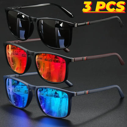 2025 Square Polarized Protective Sunglasses Anti Glare Sun Shades For Summer Party Vacation Travel Driving Fishing UV400