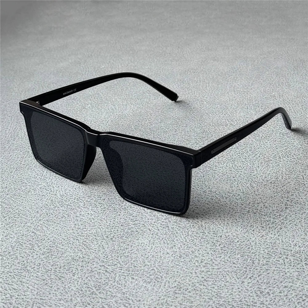 Vazrobe 160 mm Ochelari de soare supradimensionați pentru bărbați, polarizați, negri, unisex, cu ramă mare și groasă, mărime XXL