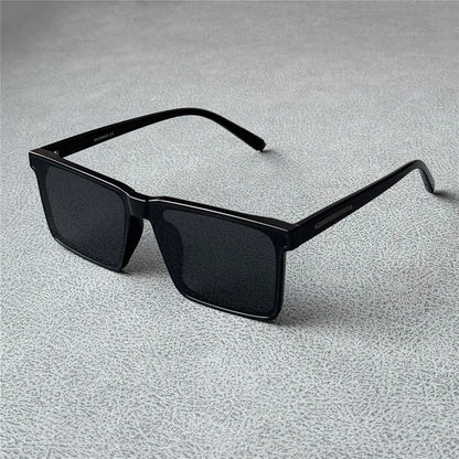 Vazrobe 160 mm Ochelari de soare supradimensionați pentru bărbați, polarizați, negri, unisex, cu ramă mare și groasă, mărime XXL