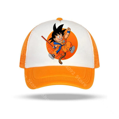 Dragon Ball Baseball Caps Anime Character Printed Sun Hat Kids Adults Summer Breathable Casual Hats Adjustable Peaked Cap Gifts