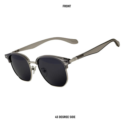 Ochelari de soare polarizați pentru bărbați, lentile semi-fără ramă, ochelari de soare vintage retro pentru femei, ochelari de soare la modă pentru vacanță, Gafas De Sol Hombre