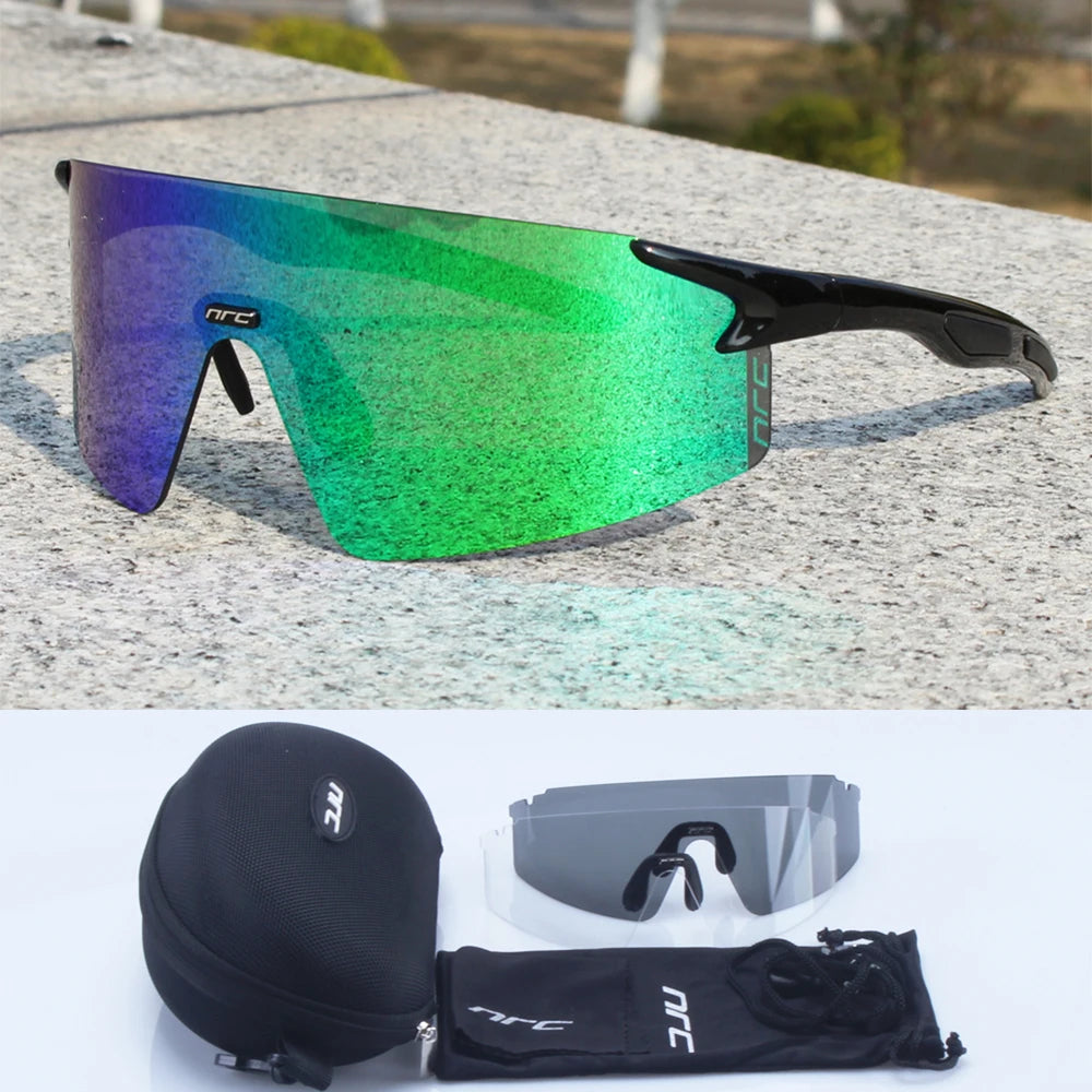 Ochelari de soare pentru ciclism marca NRC UV400 TR90, ochelari sportivi pentru bicicletă, MTB, mountain bike, pescuit, drumeții și călărie, pentru bărbați și femei