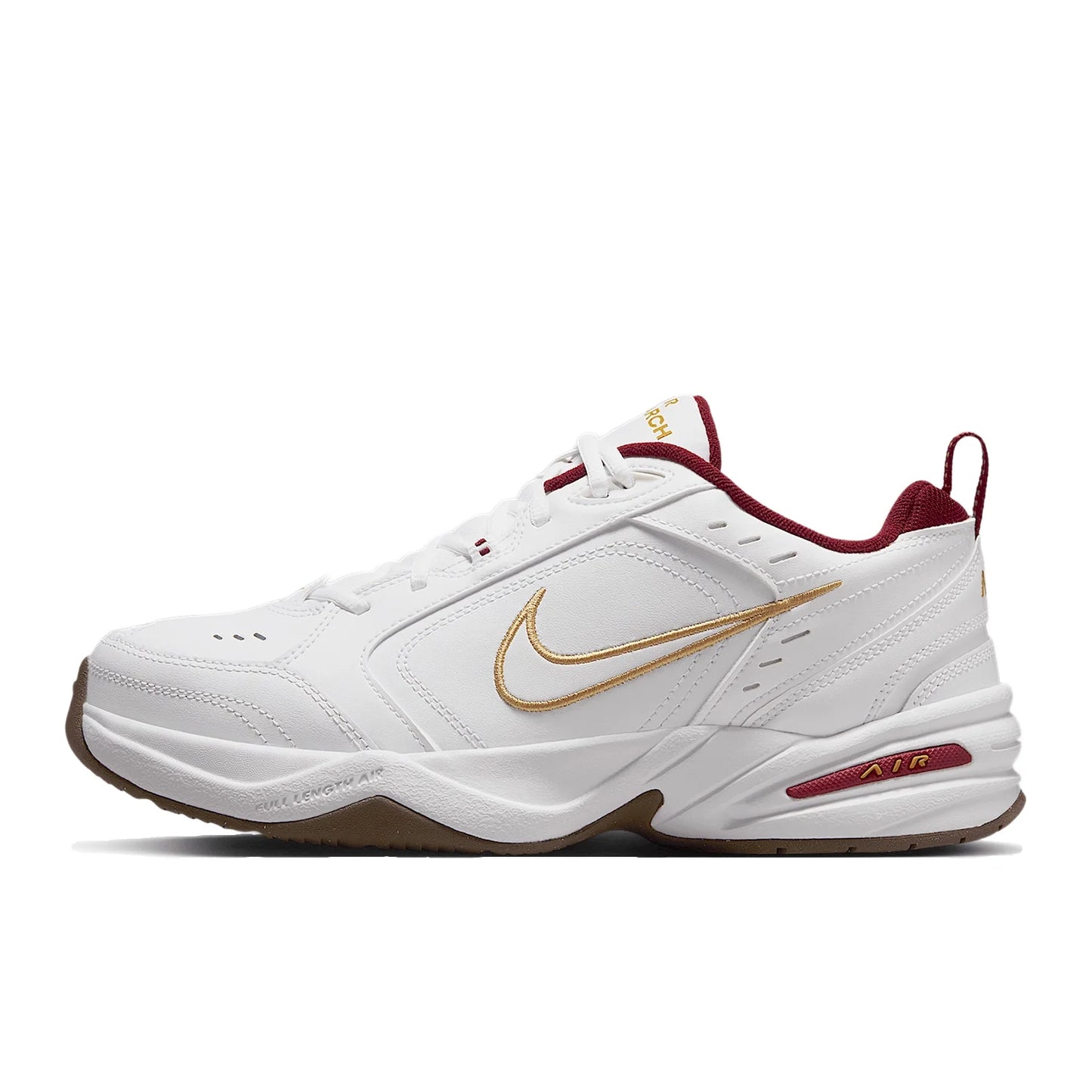 Nike Air Monarch 4 Snow Day Cowhide Leather Casual Cushioned, Slip-Resistant, Durable Low-Top Dad Shoes Unisex Style AV6676-100