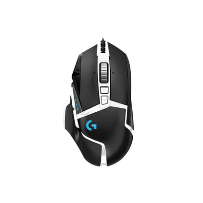 Геймърска мишка Logitech G502 HERO с кабел, e-sports, механична мишка с RGB подсветка, балансируемо тегло и програмируеми макроси за Battle Royale игри