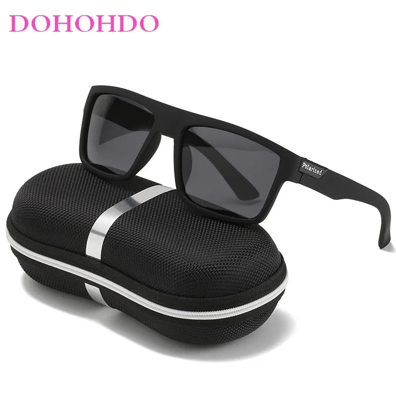 2022 Luxury Polarized Sunglasses Men Women Fashion Square Male Sun Glasses Vintage Driving Fishing Eyeglasses Sport Shades UV400