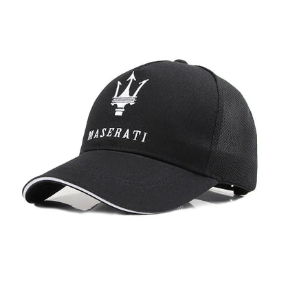 For Maserati Baseball Caps Men Women Embroidery Adjustable Hip Hop Sun Hat Outdoor Sport Hiking Running Cotton Gift Wheelcap