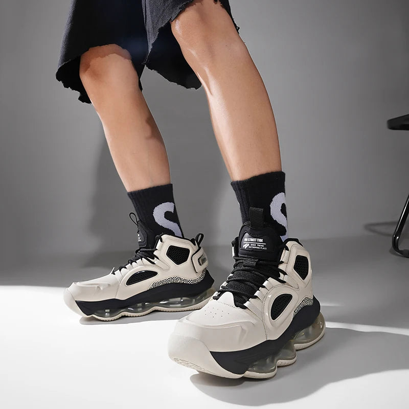 Men's Basketball Shoes Breathable Cushioning Non-Slip Running Gym Training Athletic Sneakers for Women