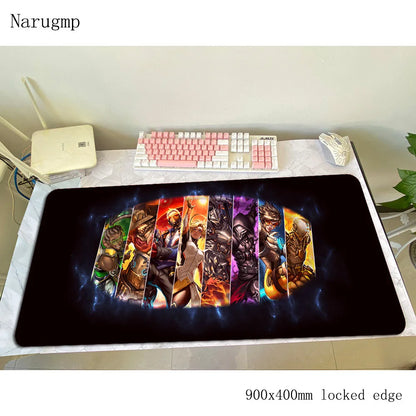 Podkładka pod mysz Overwatch, mata na biurko 900x400x3mm, duża gamingowa podkładka pod mysz i klawiaturę, prezent dla gracza PC na urodziny