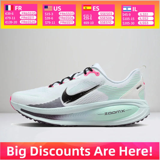 Nike Vomero 18 Running Shoes Enhanced Responsive Cushioning Adaptive Fit Distance-Ready Support Lightweight Unisex IM6676-104