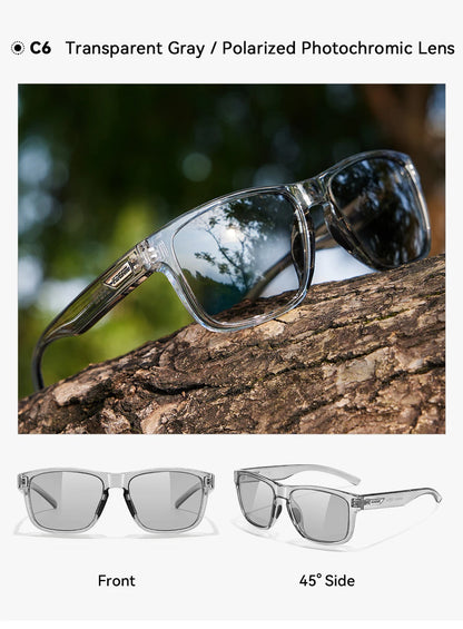 Ochelari de soare polarizați pentru bărbați KDEAM, mărime XXL, ochelari de protecție pentru sporturi în aer liber, lățime totală 155 mm, ochelari de soare extra mari