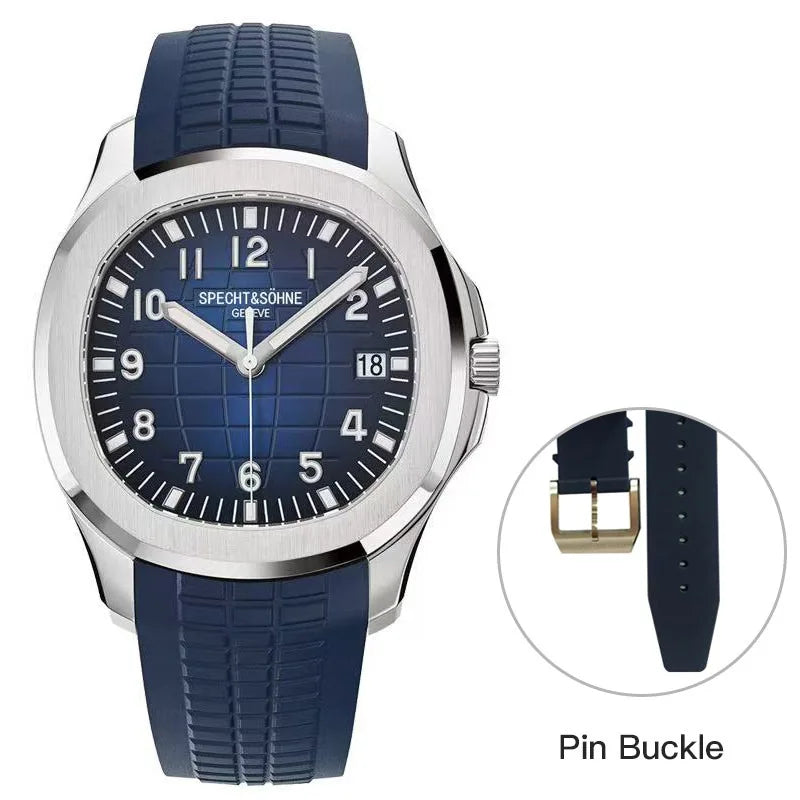 Specht&Sohne 40MM Men's Watches Mechanical Watch Japan Miyota 8215 Movt Rose Gold Stainless Steel Classic 5167 Watch Waterproof