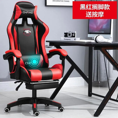 Joylive WCG Ergonomic Gaming Chair Leather Computer Chair Reclining Racing Office Chair with Adjustable Armrests for Gaming Room