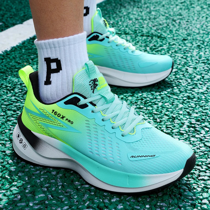 Specialty Marathon Running Shoes for Men Sports Breathable Lightweight Carbon Plate Women's Comfortable Athletic Non-Slip Sneakers